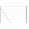 vidaXL Palo della recinzione Argento 50 x 1 m (griglia 50 mm) Acciaio