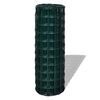 vidaXL Recinzione Euro Verde 1000 x 180 cm Ferro rivestito in PVC