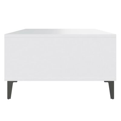 vidaXL Tavolino da Salotto Bianco 103,5x60x35 cm in Legno Multistrato