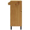 vidaXL Tavolino da Bar FLAM 92x45x110 cm in Legno Massello di Pino
