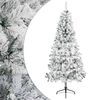 vidaXL Albero di Natale artificiale 210 cm PVC e Acciaio
