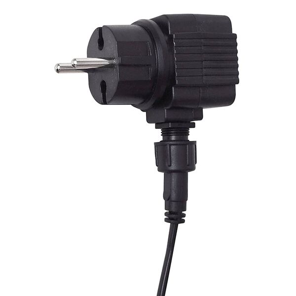 vidaXL Cascata per Laghetto Rettangolare con LED in Acciaio Inox 45 cm