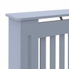 vidaXL Copertura per radiatori 2 pcs Grigio 152 x 19 x 81,5cm