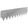 vidaXL Bordura per Prato 20 pcs 103 x 30 cm metallo Argento