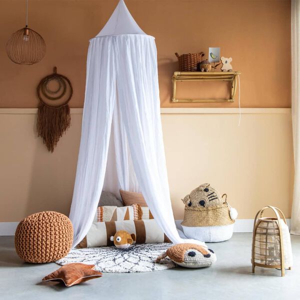 KidsDepot Cuscino per Bambini Cat 38 cm in Cotone