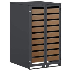 vidaXL Magazzino per contenitori con coperchio sollevabile a gas per contenitore da 240L