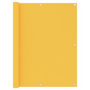 vidaXL Paravento Balcone Giallo 120x500 cm in Tessuto Oxford