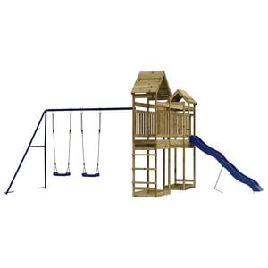 vidaXL Set da Gioco da Esterno in Legno di Pino Impregnato
