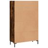 vidaXL Credenza Rovere Fumo 69,5x31x115 cm in Legno Multistrato