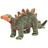 vidaXL Dinosauro Stegosaurus in Peluche in Piedi Verde e Arancione XXL