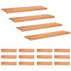 vidaXL Tappeti per scale 16 pz 120 x 25 x 2 cm Vernice