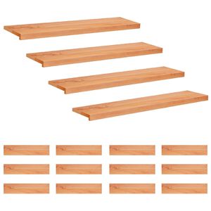 vidaXL Tappeti per scale 16 pz 120 x 25 x 2 cm Vernice