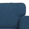 vidaXL Set di divani 2 pcs Blu 175 x 82 x 80 cm Tessuto