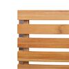 vidaXL Setdapranzodagiardino 5 pcs Marrone Teak solido