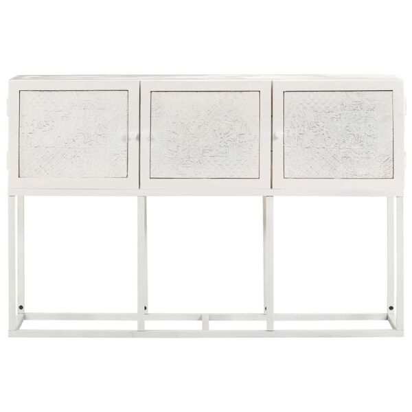 vidaXL Credenza 115x30x76 cm in Legno Massello di Mango