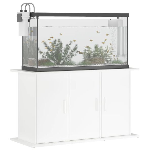 vidaXL Supporto per Acquario 101x41x58 cm in Legno Multistrato Bianco