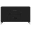 vidaXL Credenza con cassetto Nero 100 x 36 x 60 cm Legno multistrato