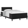 vidaXL Letto a molle con testiera Nero 120 x 190 cm Velluto