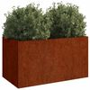 vidaXL Fioriera 62x40x39 cm Acciaio Corten