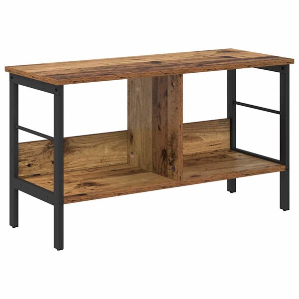 vidaXL Libreria Legno vecchio 82 x 32 x 47 cm Legno multistrato