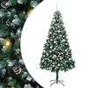 vidaXL Albero di Natale artificiale Verde 210 cm