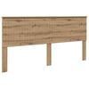 vidaXL Testiera Rovere artigianale Legno multistrato