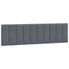 vidaXL Cuscino Testiera Hanko Grigio Scuro 183 cm in Velluto