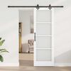 vidaXL Porta scorrevole ORKDAL Bianco e Nero 73,5 x 211 cm
