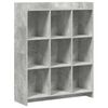 vidaXL Libreria Grigio Concret&egrave; 87,5 x 30 x 111 cm