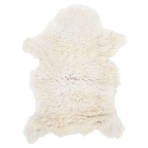 vidaXL Pelle di Montone Crema (60-70)x(90-100) cm