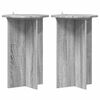 vidaXL Supporto per piante 2 pcs Grigio Sonoma &Oslash;40 x 60 cm