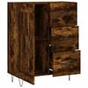 vidaXL Credenza Rovere Fumo 69,5x34x90 cm in Legno Multistrato