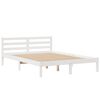 vidaXL Letto Libreria senza Materasso Bianco 160x200 cm Legno di Pino