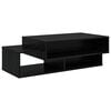 vidaXL Tavolino da salotto Rovere Nero 105 x 50 x 32,5 cm