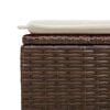 vidaXL Set Divani da Giardino 8 pz con Cuscini Marrone in Polyrattan