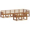vidaXL Set di divani da esterno 8 pcs Naturale