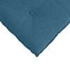 vidaXL Cuscino per Schiena Blu 180 x 50 cm Tessuto in Cords