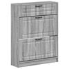 vidaXL Mobile per scarpe UTRECHT 78 x 24 x 100 cm Legno ingegnerizzato