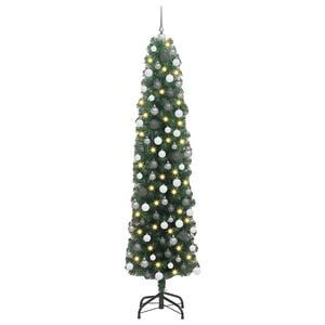vidaXL Albero di Natale artificiale con 300 LED Verde 180 cm