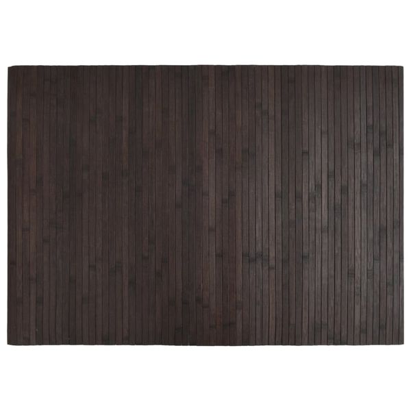 vidaXL Tappeto Rettangolare Marrone Scuro 70x100 cm in Bamb&ugrave;