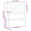 vidaXL Testiera imbottita Grigio scuro 75 cm Pino massello