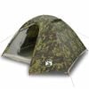 vidaXL Tenda da Campeggio a Cupola 4 Persone Mimetica Impermeabile
