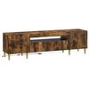 vidaXL Mobile TV LED Rovere Fumo Legno ingegnerizzato
