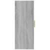 vidaXL Armadietto Pensile a Parete Grigio Sonoma 69,5x34x90 cm