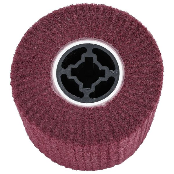 vidaXL Rulli Abrasivi 3 pcs Rosso 12 x 12 x 10 cm Fibre sintetiche