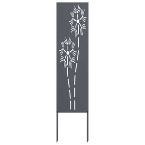vidaXL Schermo per privacy in giardino Traforo Antracite 32 x 140 cm