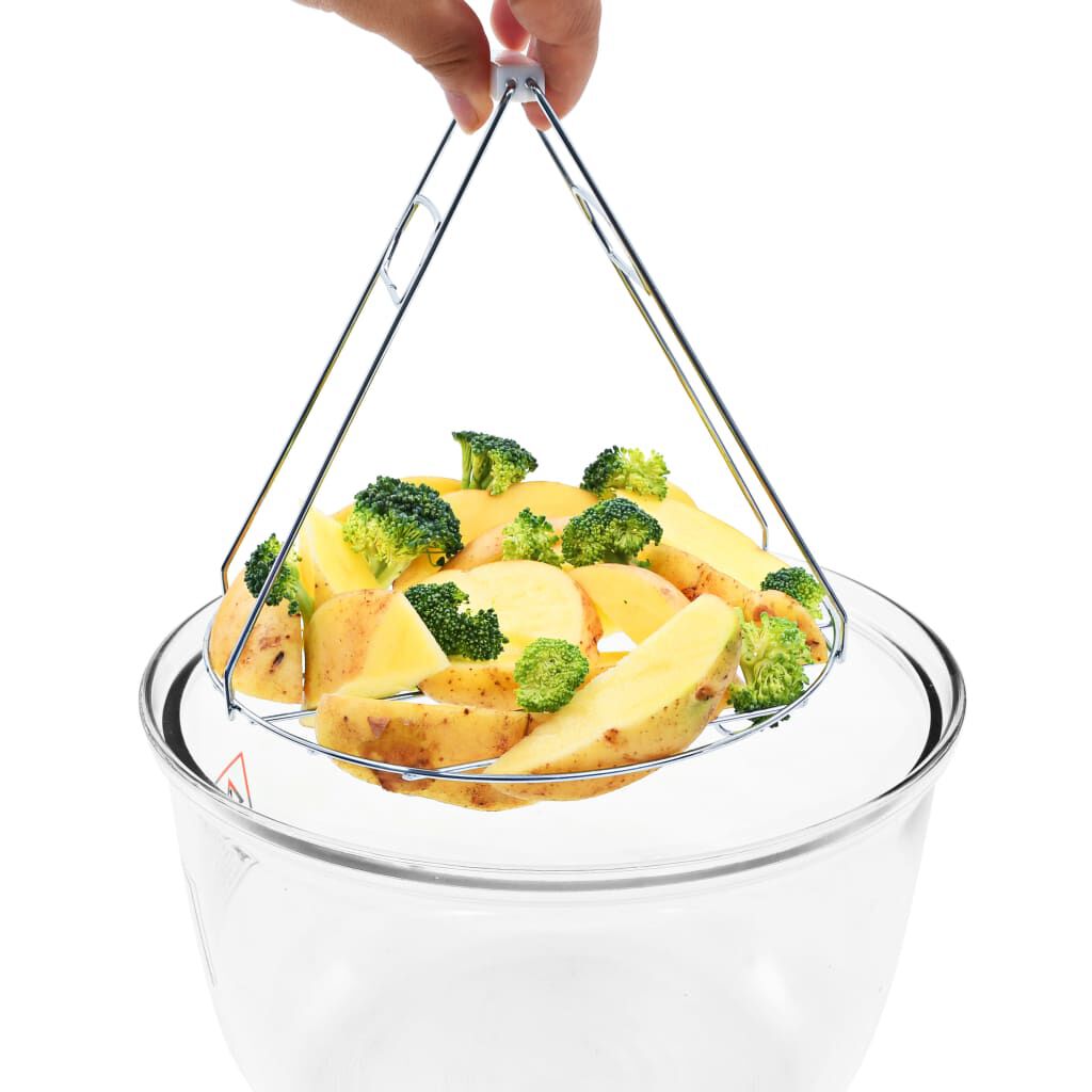 vidaXL Forno Alogeno a Convezione Anello di Estensione Timer 1400W 17L |  vidaXL.it