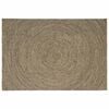 vidaXL Tappeti per area Naturale e Nero 240 x 340 cm Juta