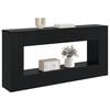 vidaXL Tavolo consolle Nero 155 x 29 x 74 cm Legno ingegnerizzato