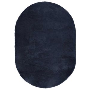 vidaXL Tappeto Shaggy a Pelo Lungo NAVARRA Blu Marino 300x200 cm